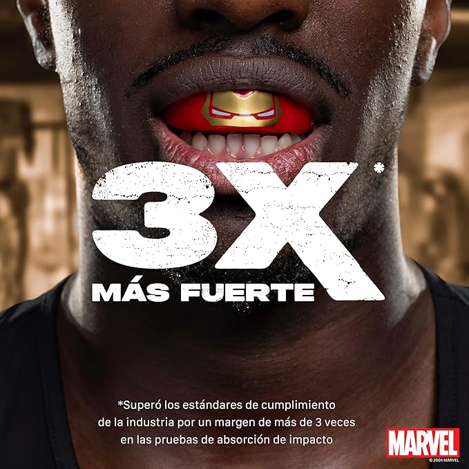 Bucal SafeJawz Marvel Iron-Man Rojo