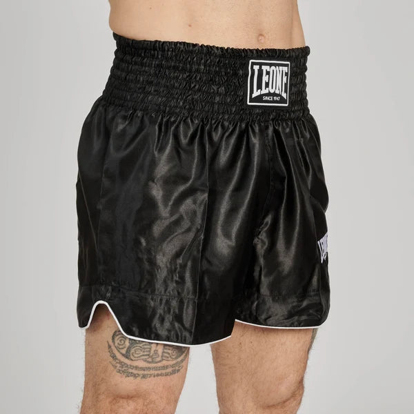 Short de Muay Thai Leone 1947 BASIC AB766 Negro