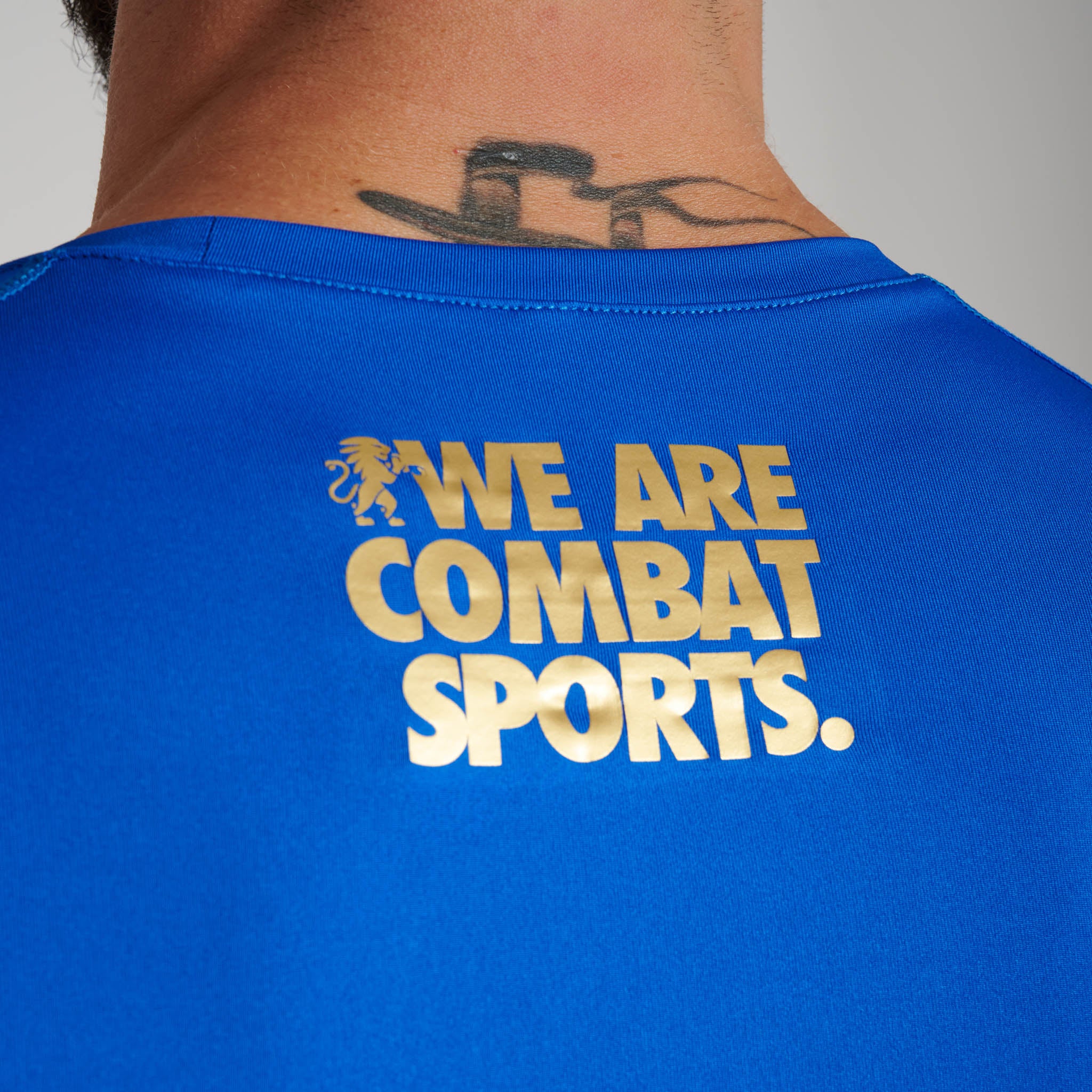 Camiseta Rashguard Leone 1947 DNA Azul