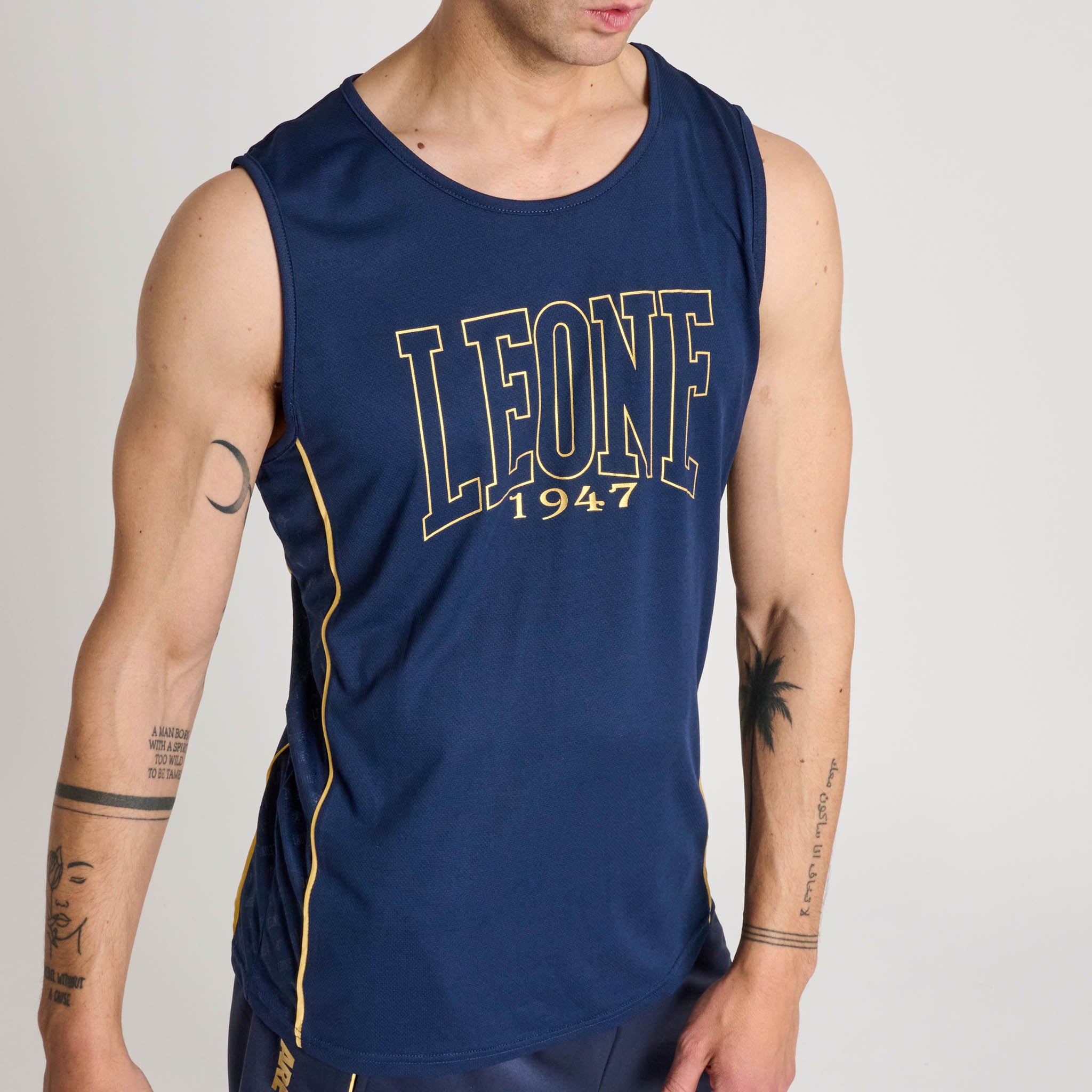 Camiseta Deportiva Sin Mangas Leone DNA ABX736