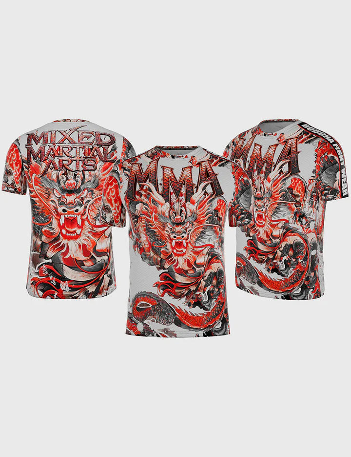 Camiseta Sublimacion Dragon MMA T990
