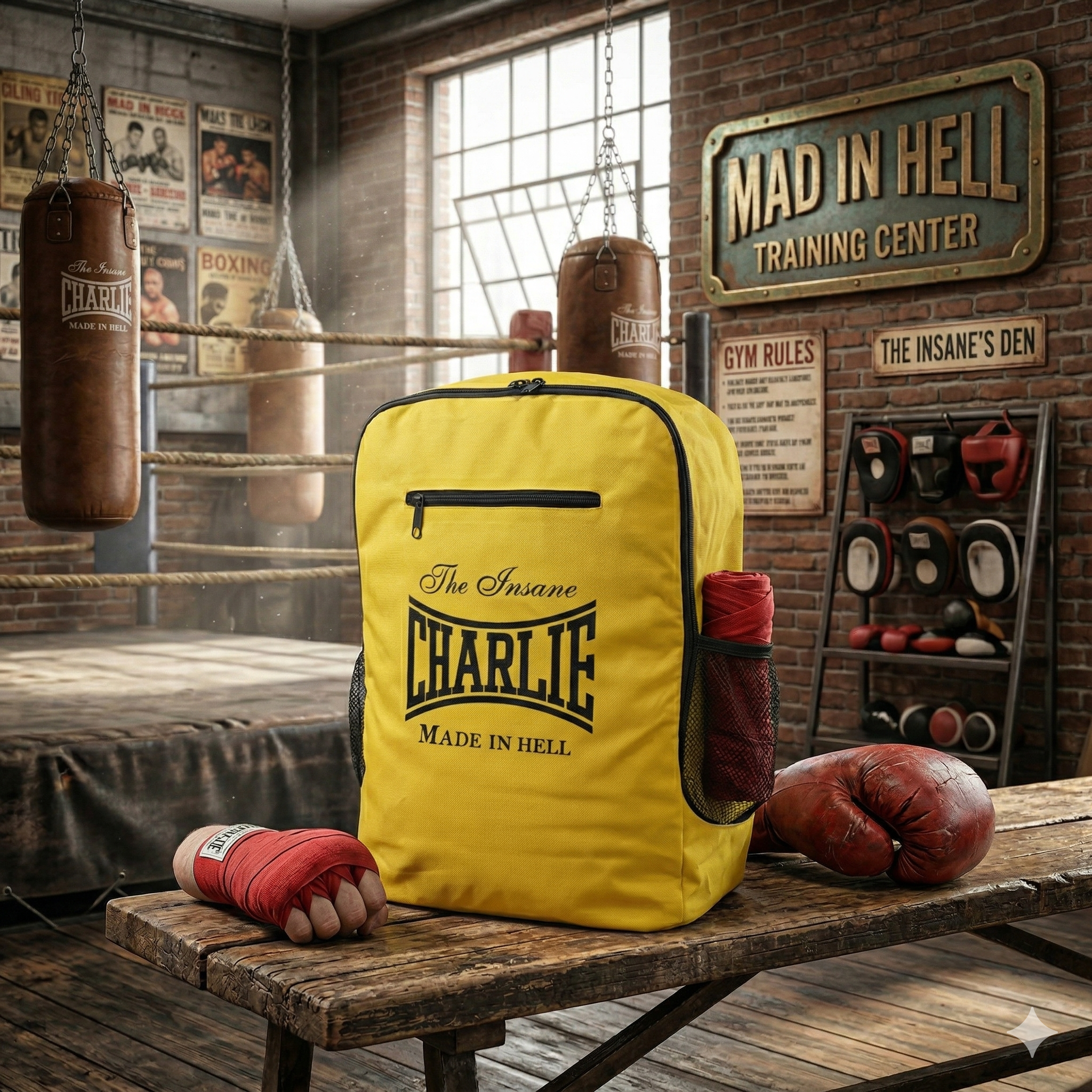 Mochila Charlie Amarilla 41L