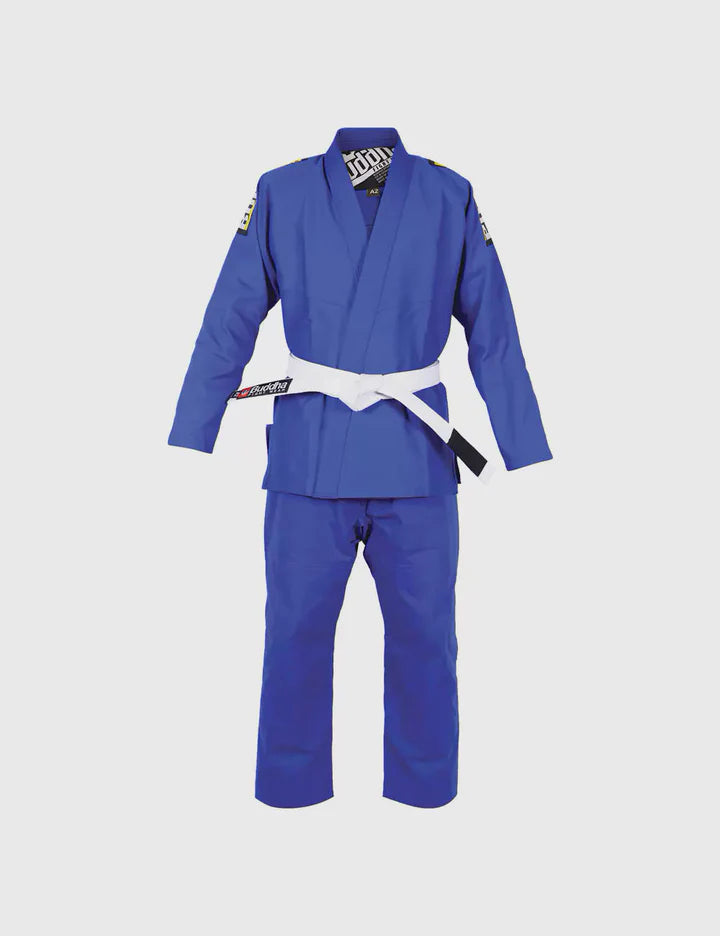 Gi Jiujitsu Buddha Infinity Azul Royal + Cinturón Blanco
