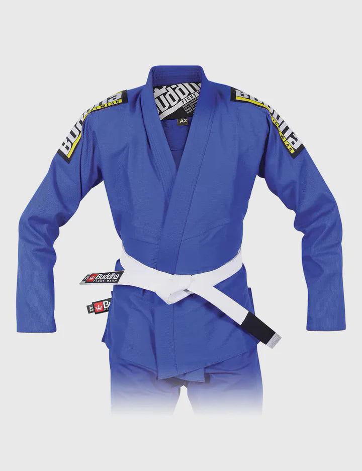 Gi Jiujitsu Buddha Infinity Azul Royal + Cinturón Blanco