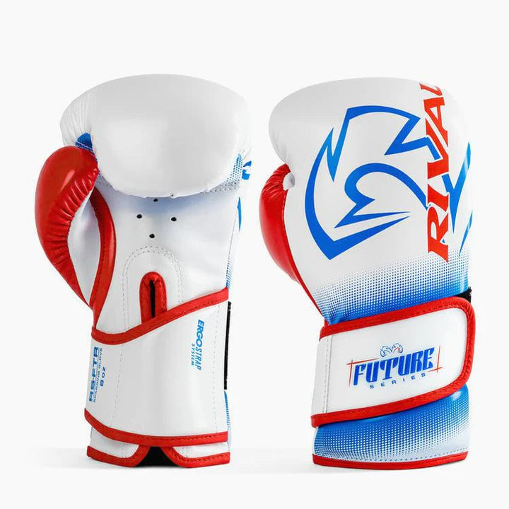 Guantes de Boxeo Rival Future RS-FTR2 Blanco/Rojo/Azul Infantil