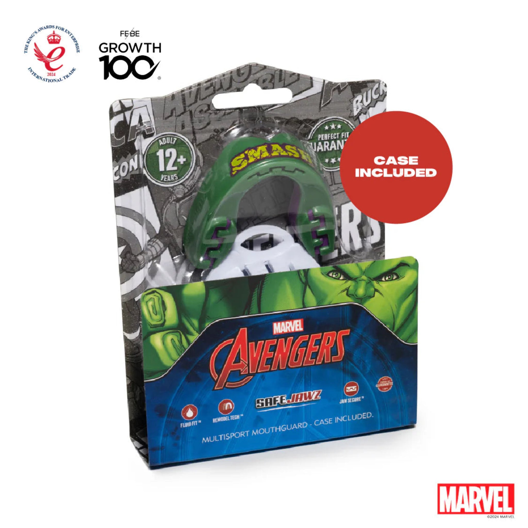 Protector Bucal SafeJawz Marvel Hulk