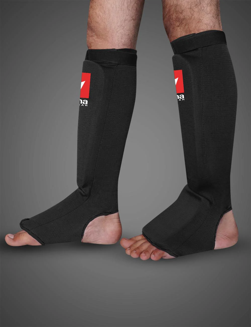 Espinilleras Tubular Negro