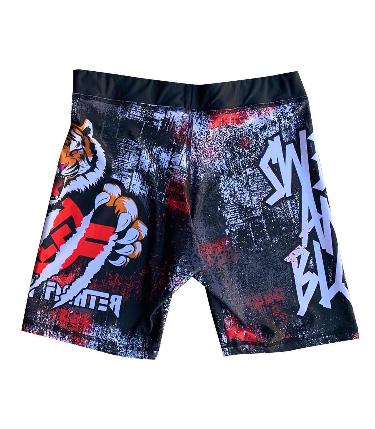 Malla Short Compression Tiger Custom Fighter