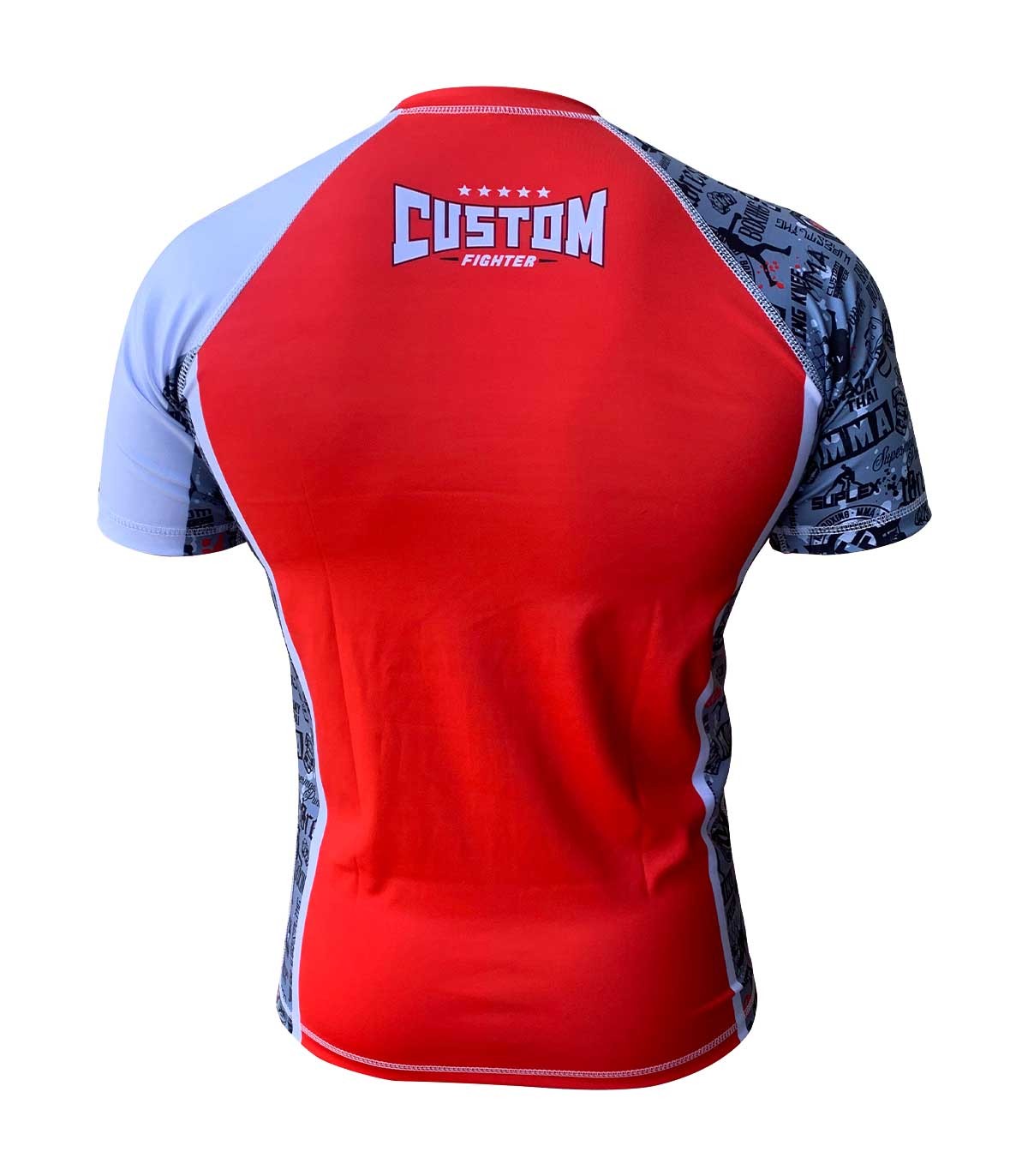 Rashguard MMA Manga Corta Customize It Custom Fighter