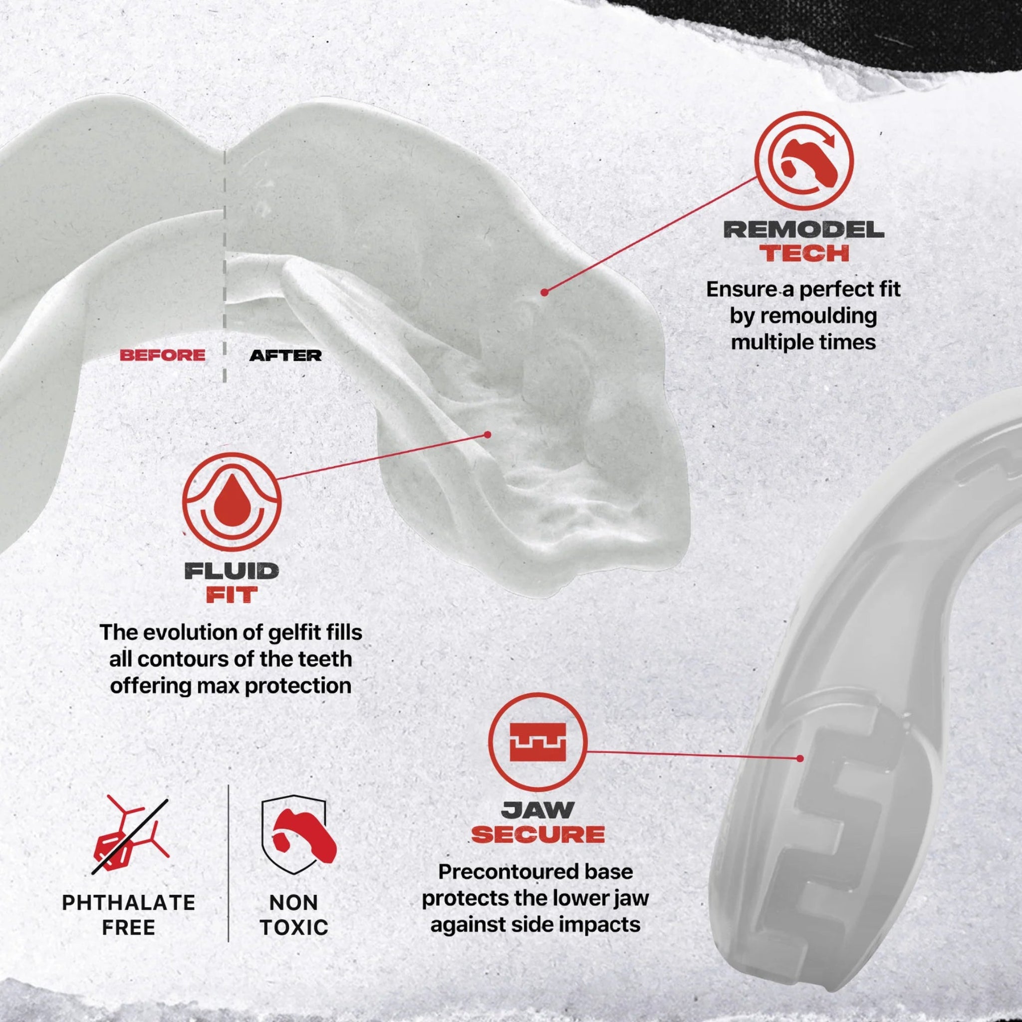 Protector Bucal SafeJawz Intro Series Clear