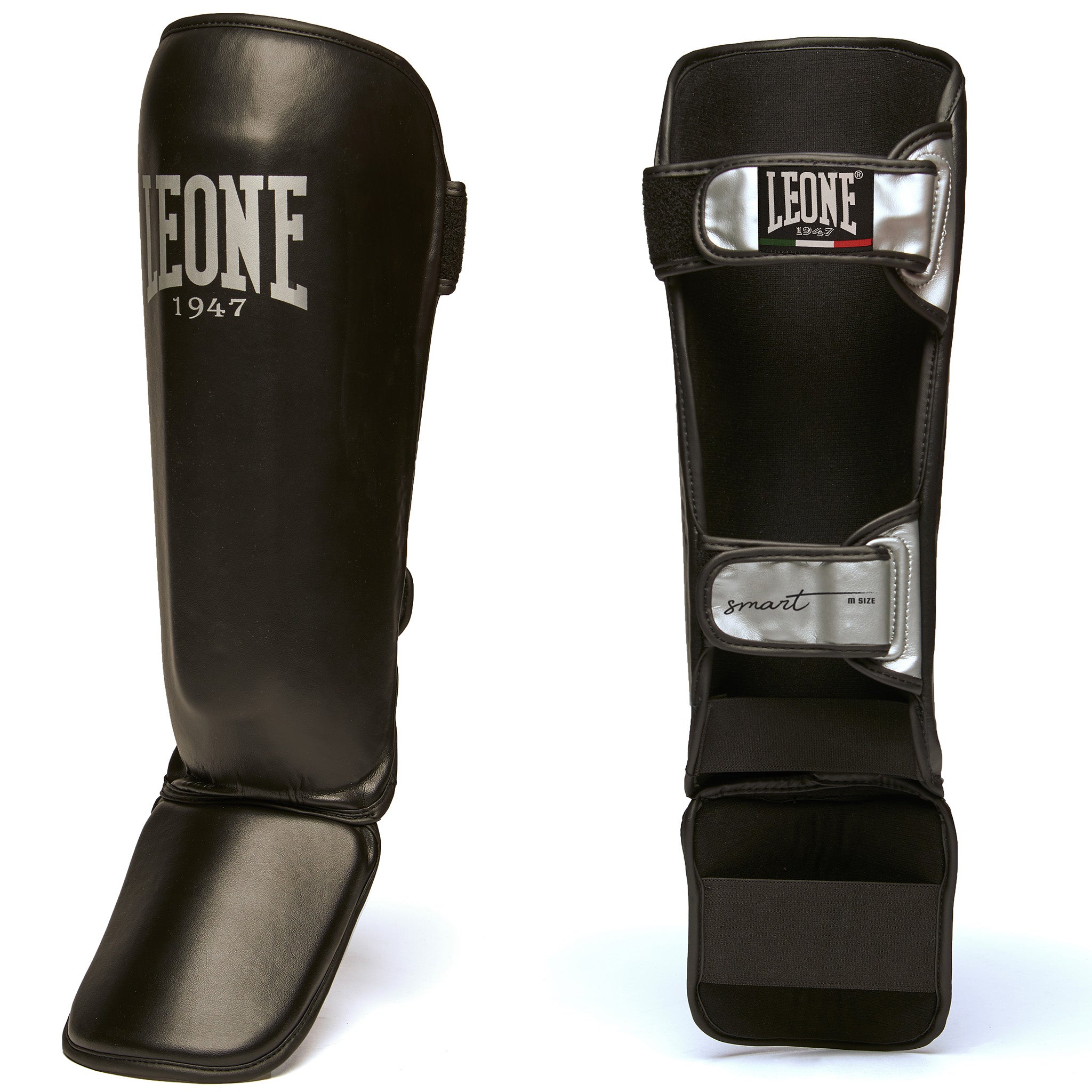 Espinilleras Leone 1947 Smart para Muay Thai, Kickboxing y MMA