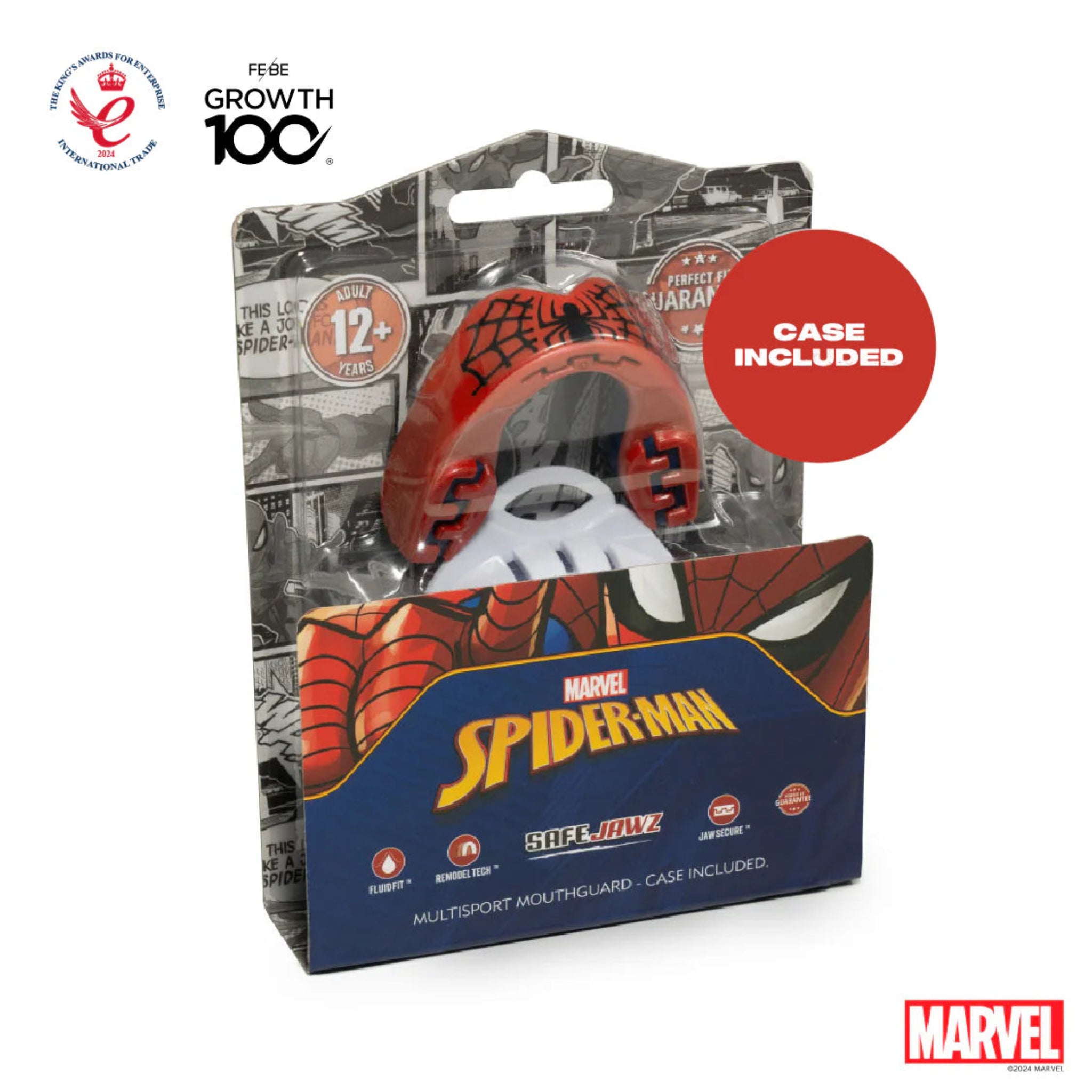Protector Bucal SafeJawz Marvel Spiderman