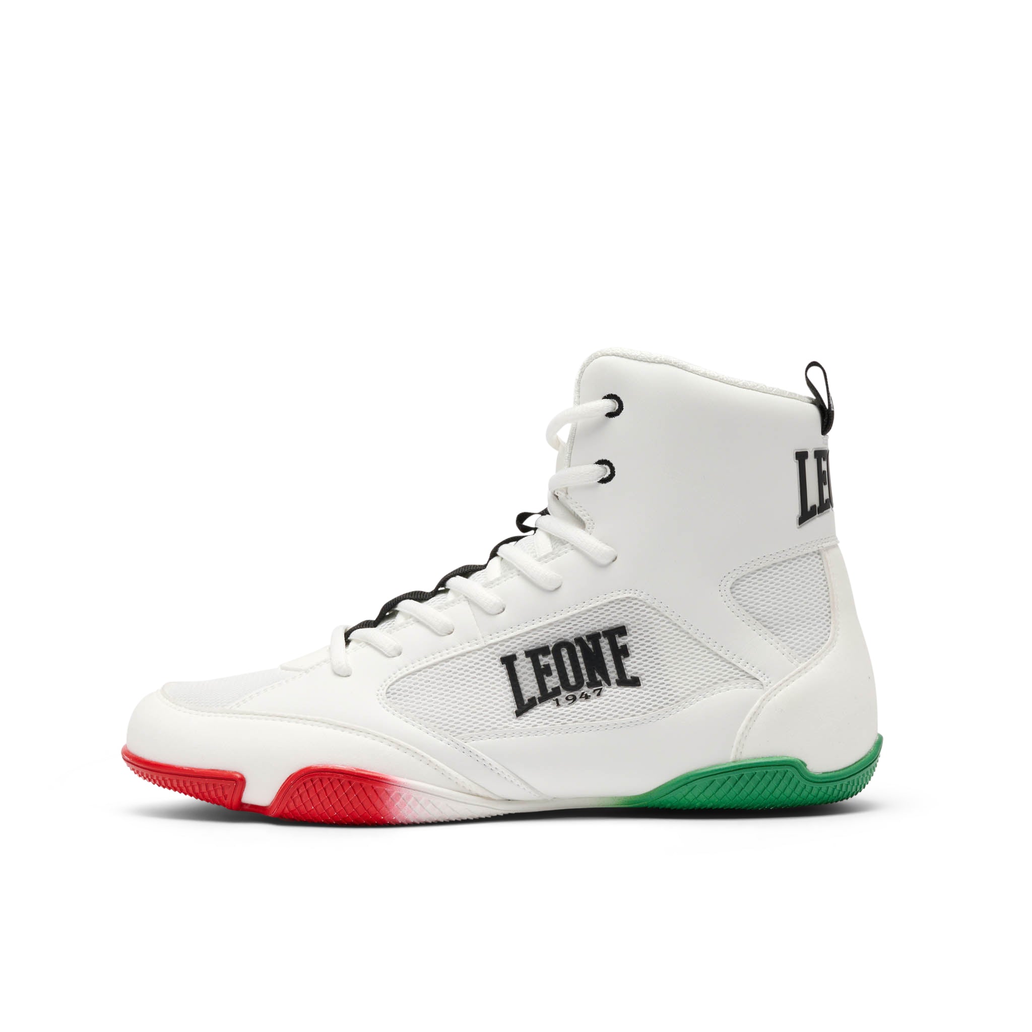 Botas de Boxeo y Lucha Leone 1947 Premium CL110 Blanco / Italia