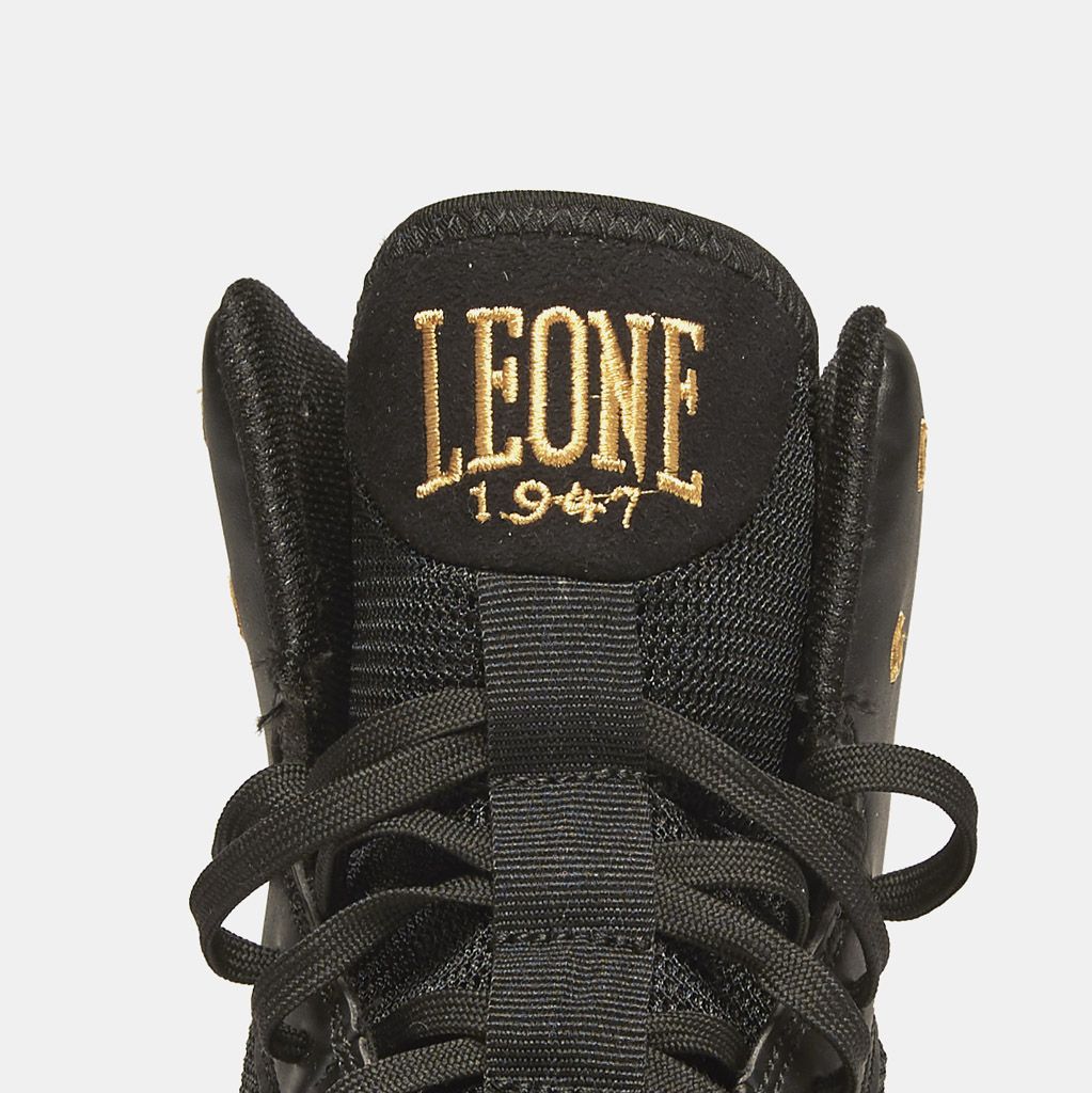 Botas de Boxeo y Lucha Leone 1947 Premium CL110 Negro