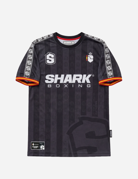 Camiseta Técnica Shark Boxing España Negra Unisex