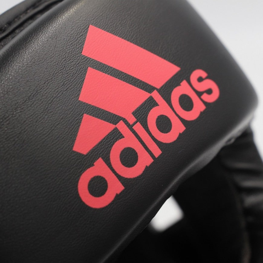 Casco de Boxeo Adidas Profesional Negro/Rojo