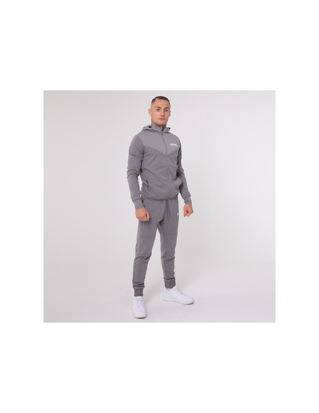 Conjunto Chandal Deportivo Shark Grace Gris