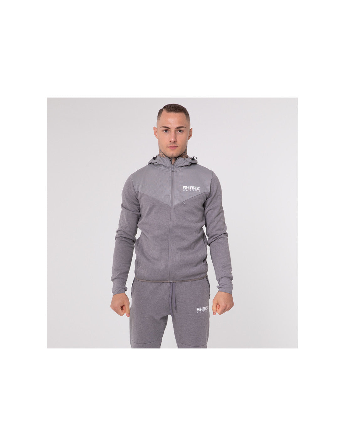 Conjunto Chandal Deportivo Shark Grace Gris