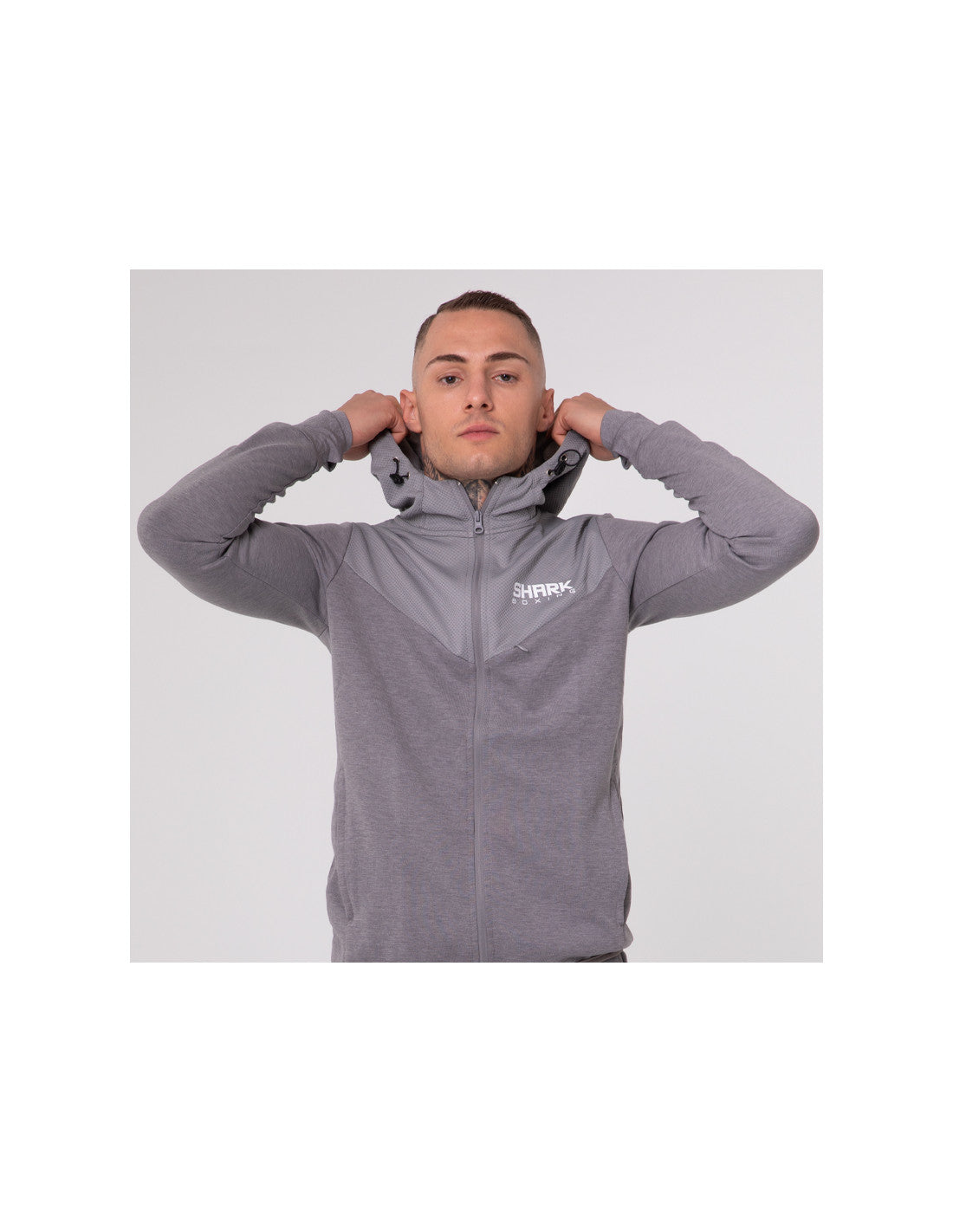 Conjunto Chandal Deportivo Shark Grace Gris