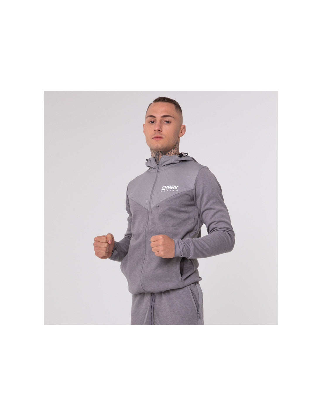 Conjunto Chandal Deportivo Shark Grace Gris
