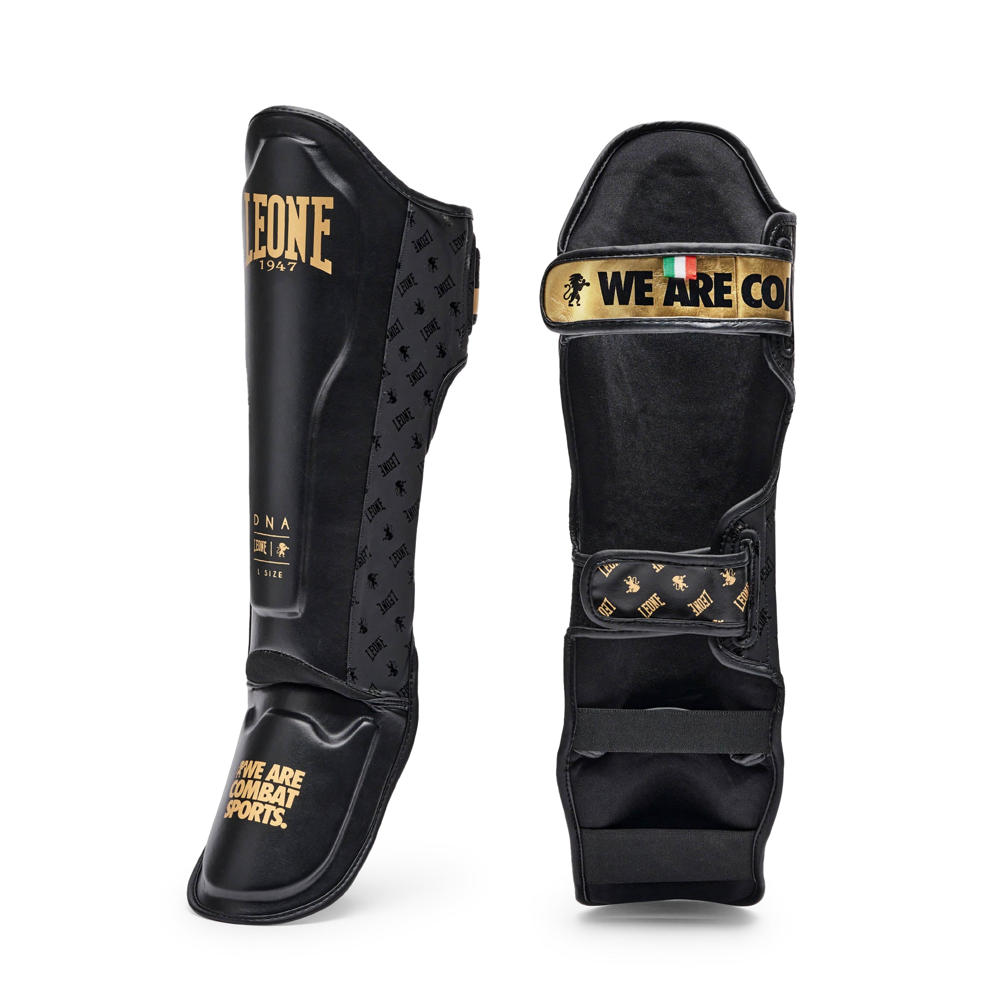 Espinilleras Leone 1947 DNA GEL Negro