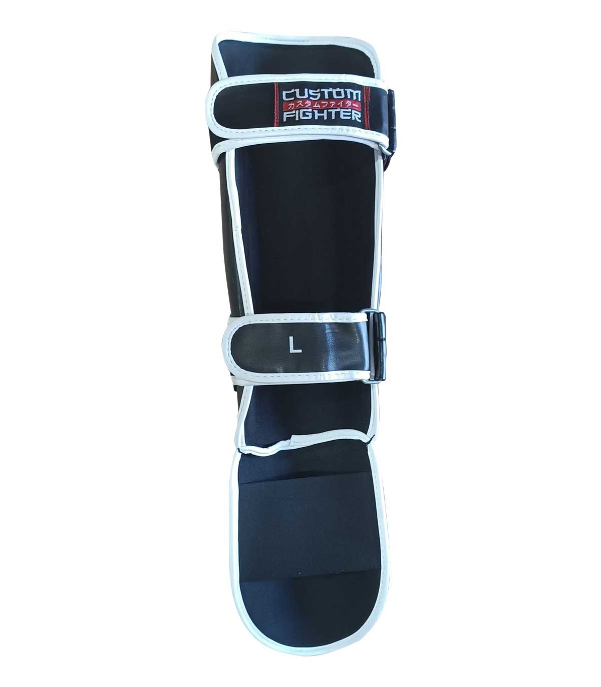 Espinilleras de Muay Thai Kickboxing K1 Custom Fighter Negras