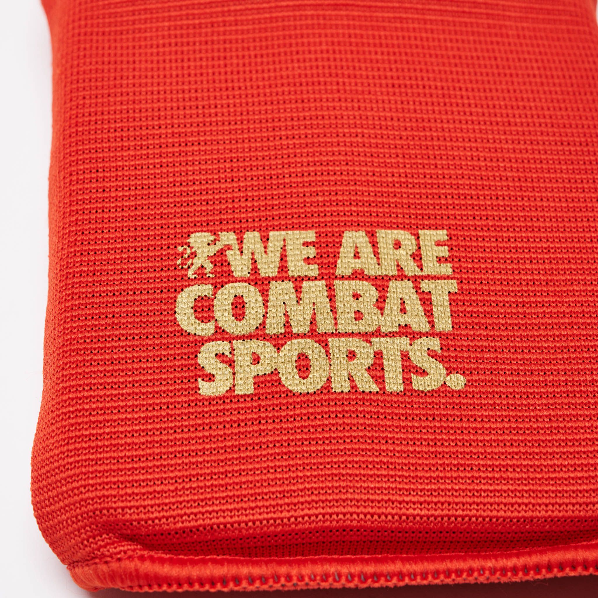 Espinilleras Tubulares Leone 1947 DNA Basic Rojas MMA, Kickboxing, Muay Thai, K1 o grappling