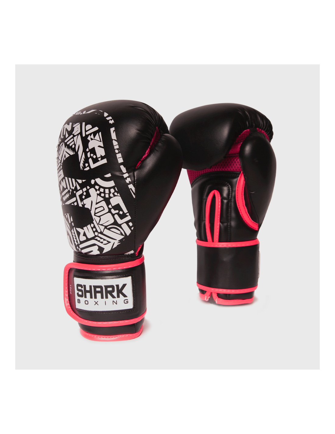 Guantes de Boxeo Shark SKF 3.0 Negro y Rosa