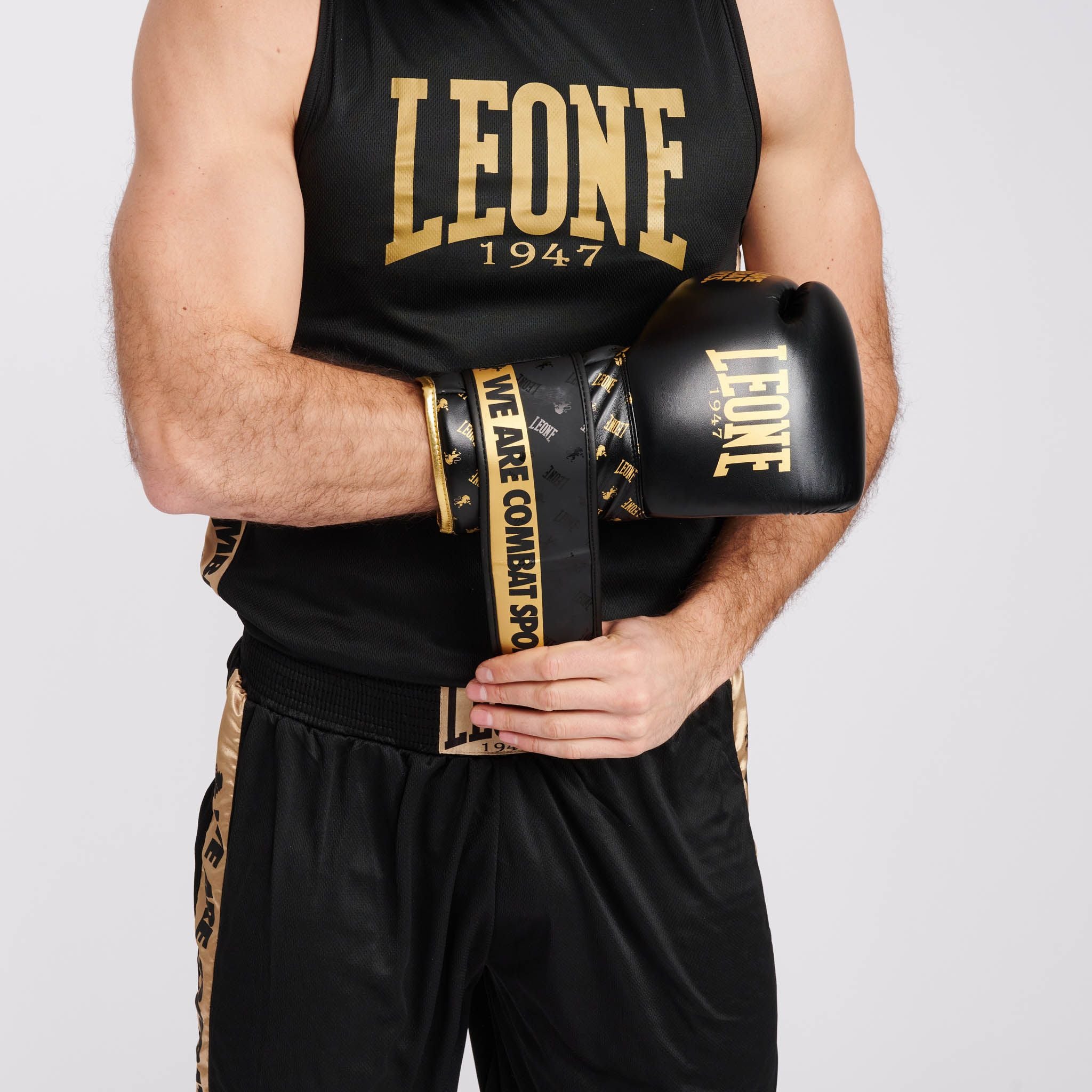 Guantes de Boxeo Leone 1947 DNA Negro