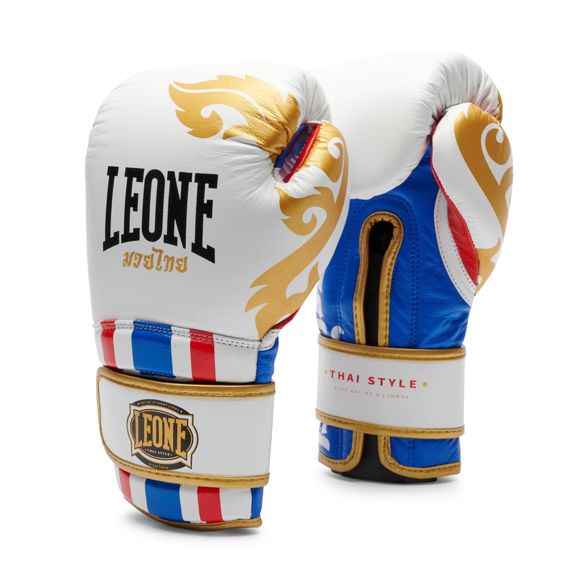 Guantes de Boxeo Leone 1947 Thai Style GN114 Blanco