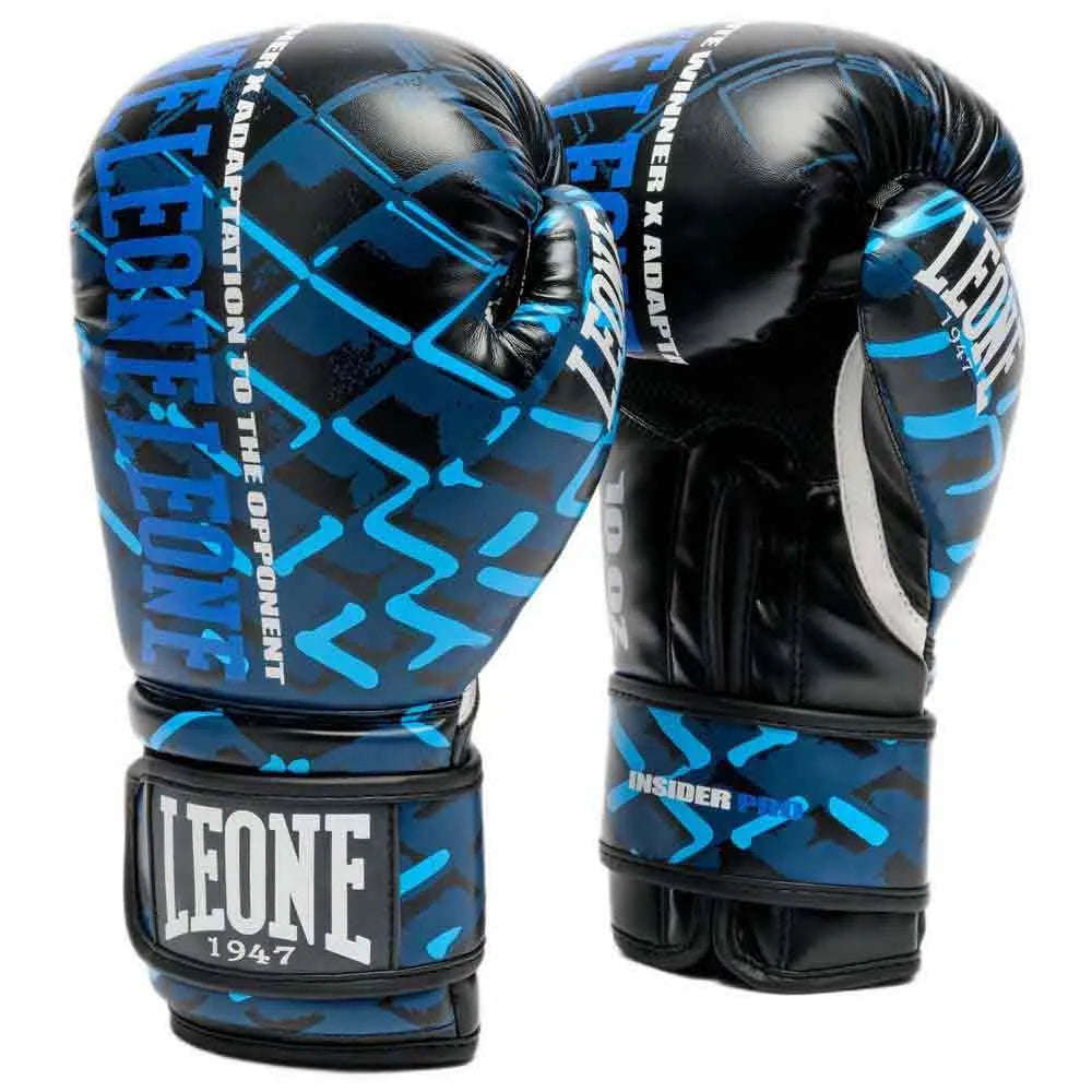 Guantes de Boxeo Leone 1947 MMA Cage Azul GN005