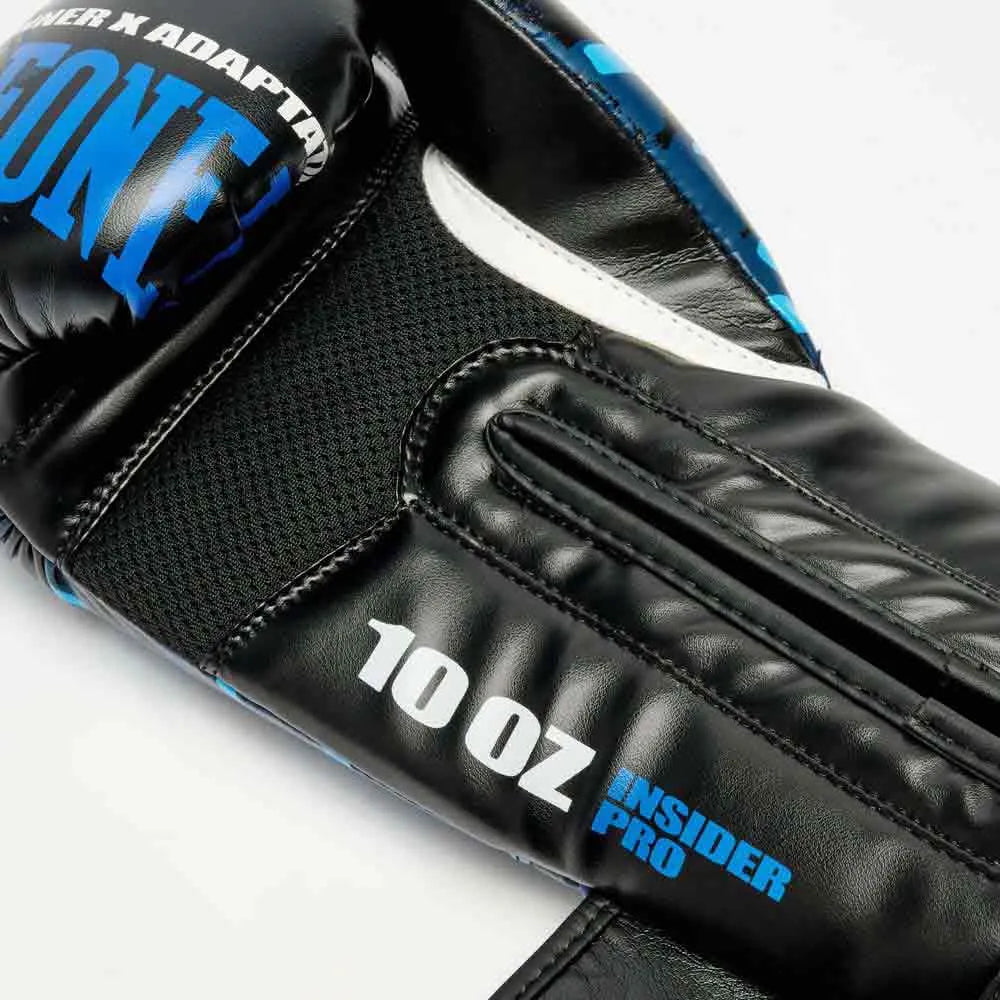 Guantes de Boxeo Leone 1947 MMA Cage Azul GN005