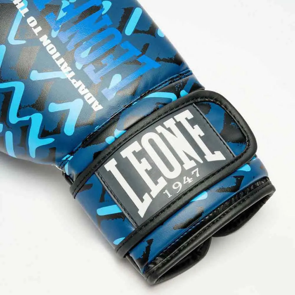 Guantes de Boxeo Leone 1947 MMA Cage Azul GN005