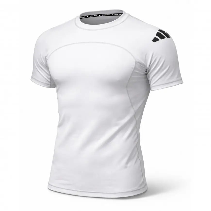 Rashguard de Manga Corta Adidas para MMA, Grappling y Jiu Jitsu