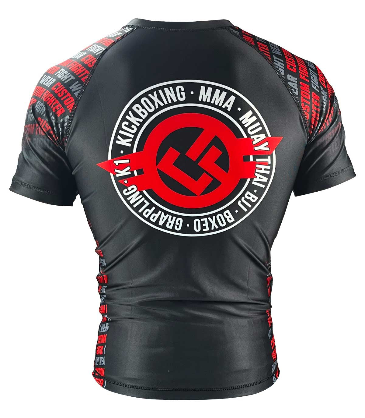 RashGuard Custom Fighter MMA Fight Wear para Grappling y MMA