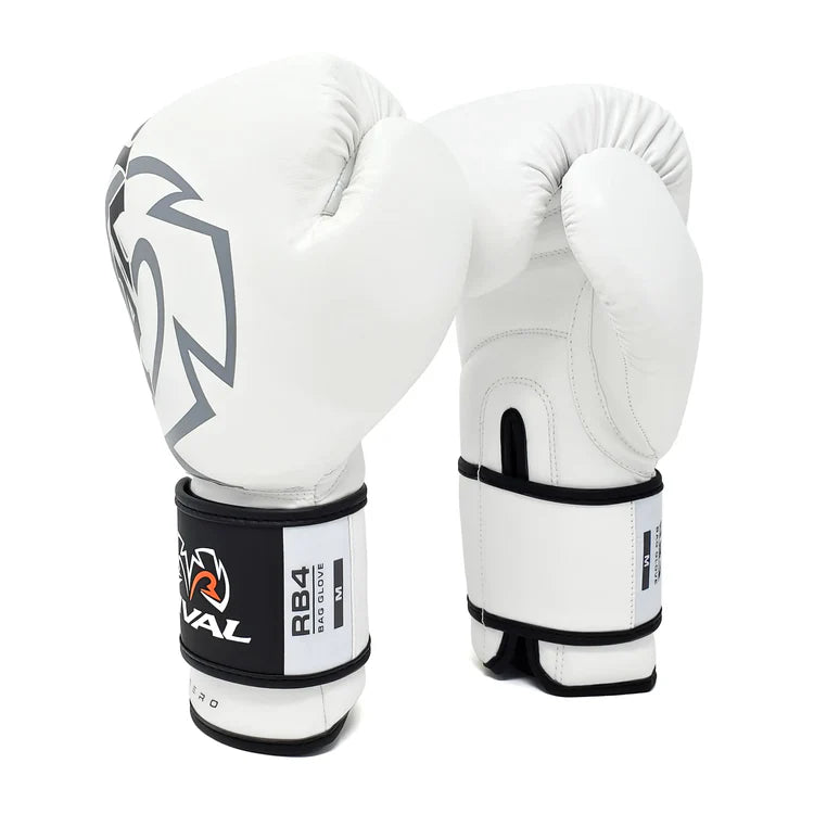 Guantes de Boxeo Rival RB4 Aero Bag Blanco
