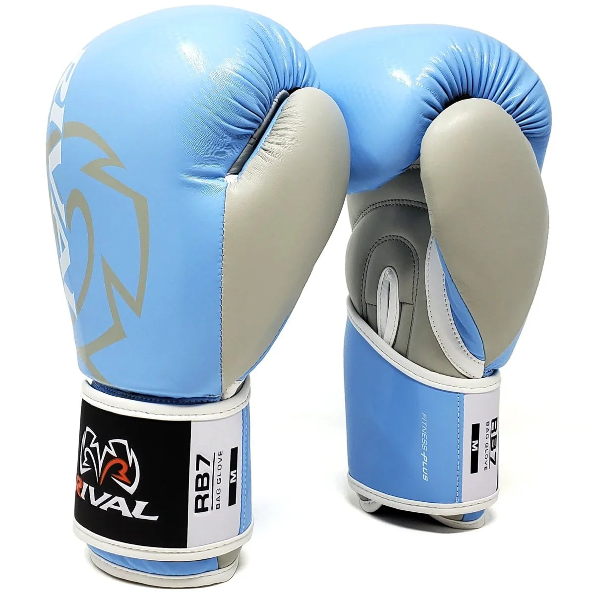 Guantes de Saco Rival RB7 Fitness Plus Baby Blue/Grey