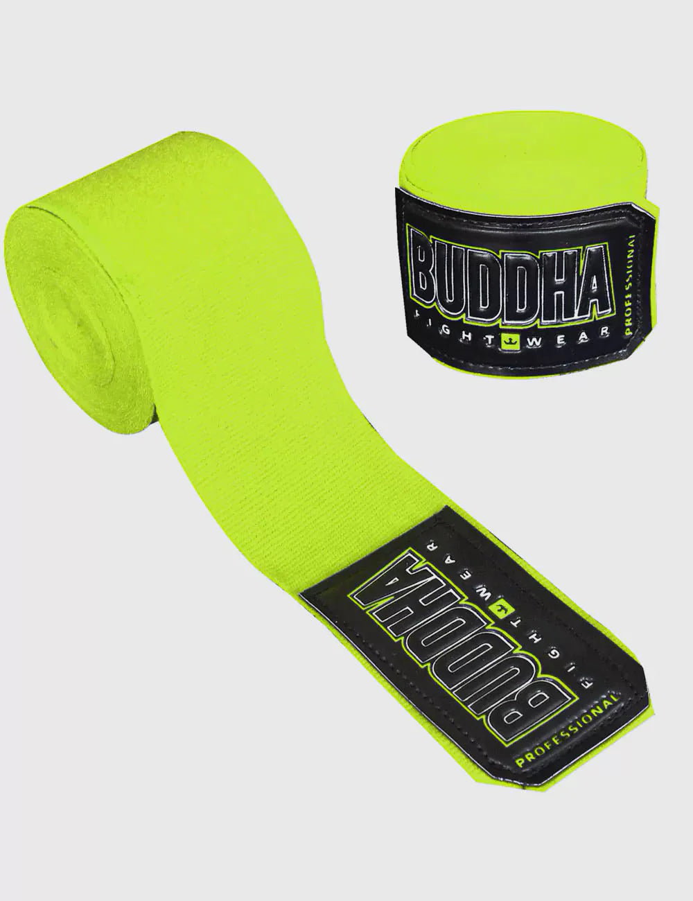 Vendas de Boxeo Semi Elásticas Amarillo Fluor 4,5M