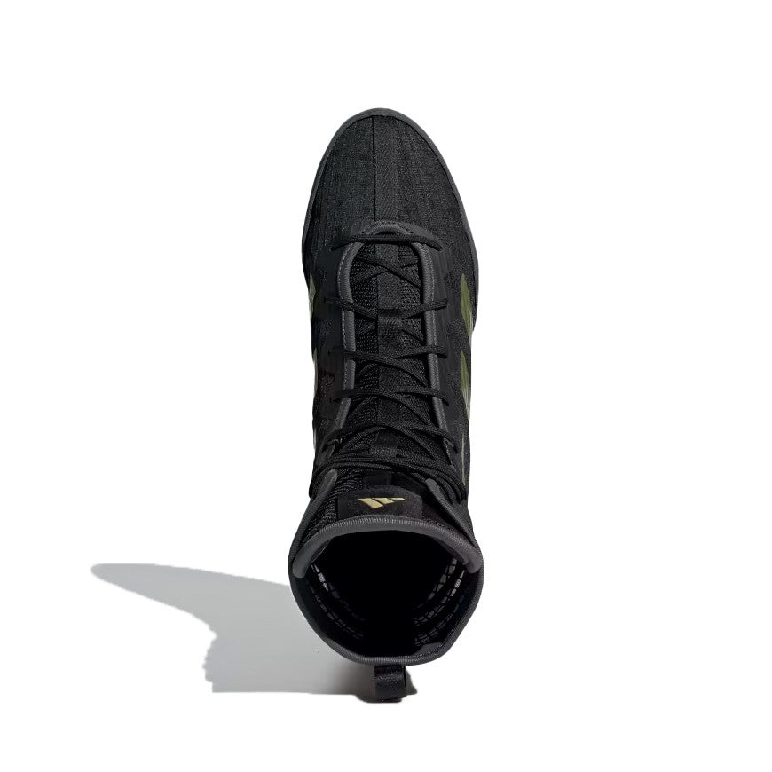Botas de Boxeo Adidas Box Hog 4 Negra/Dorada GZ6116
