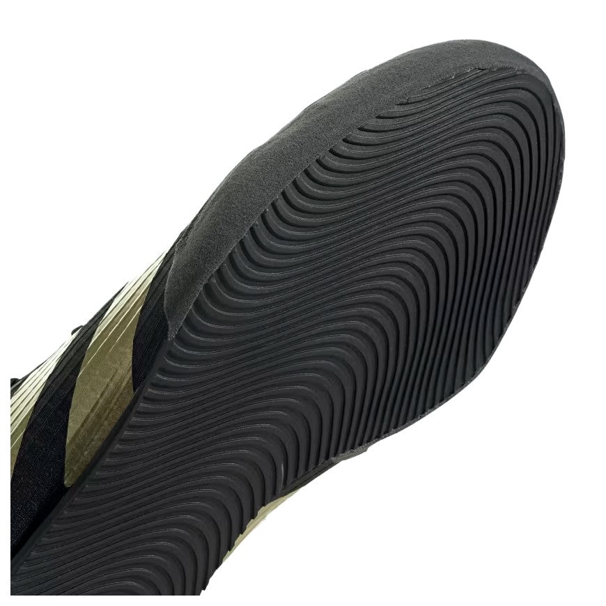Botas de Boxeo Adidas Box Hog 4 Negra/Dorada GZ6116