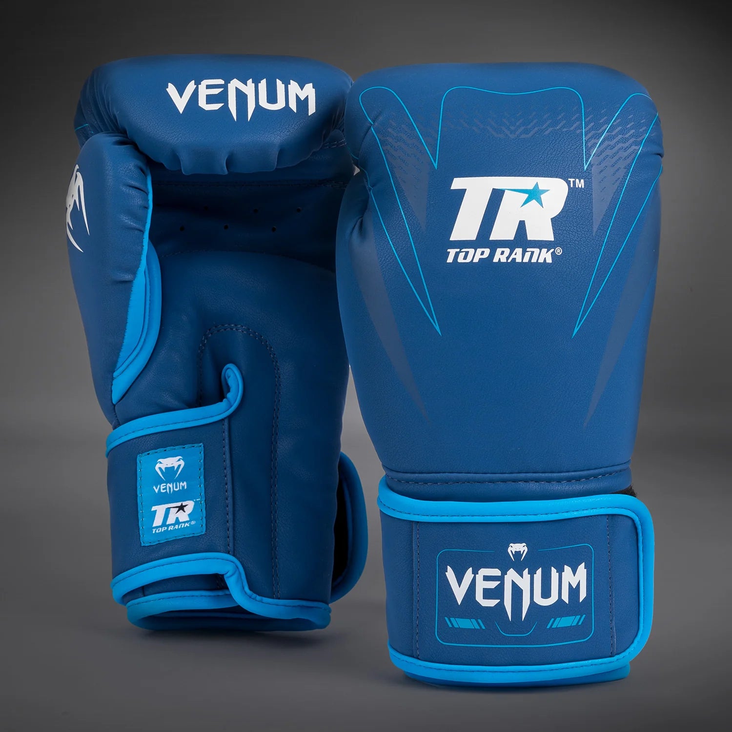 Venum x Top Rank Original Guantes de Boxeo Impact - Azul