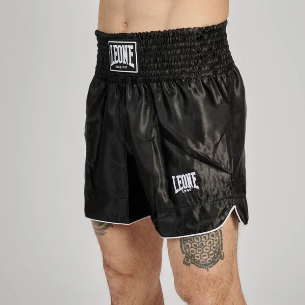 Short de Muay Thai Leone 1947 BASIC AB766 Negro