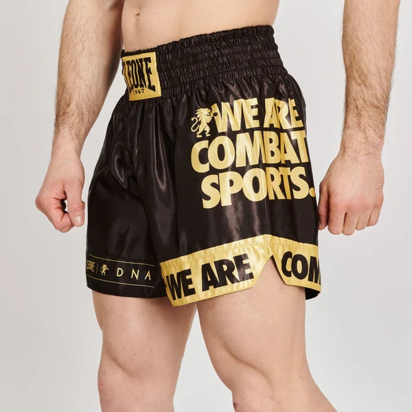 Short de Muay Thai Leone 1947 DNA AB966 Negro