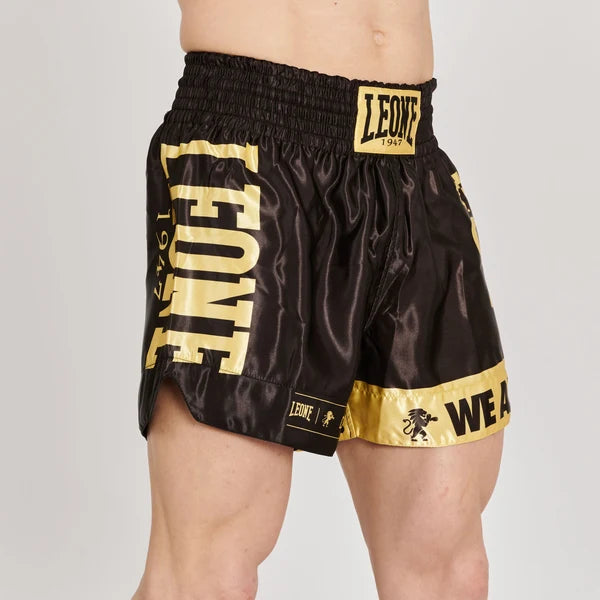 Short de Muay Thai Leone 1947 DNA AB966 Negro