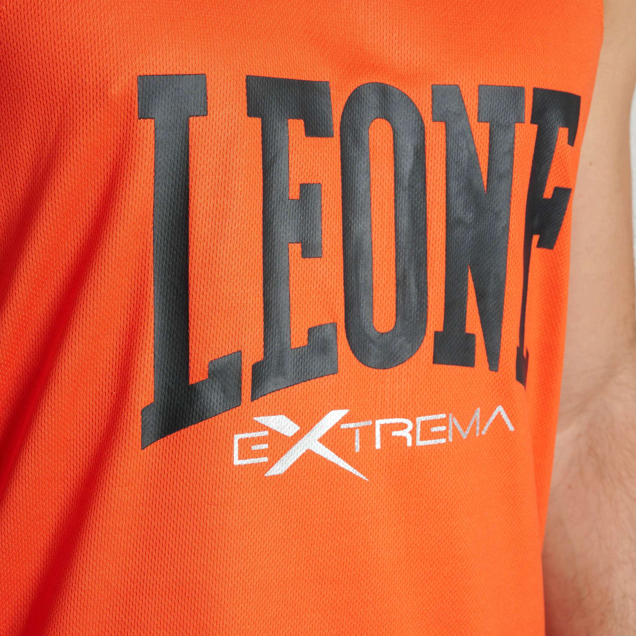 Camiseta de Tirantes Leone Logo ABX118 Naranja