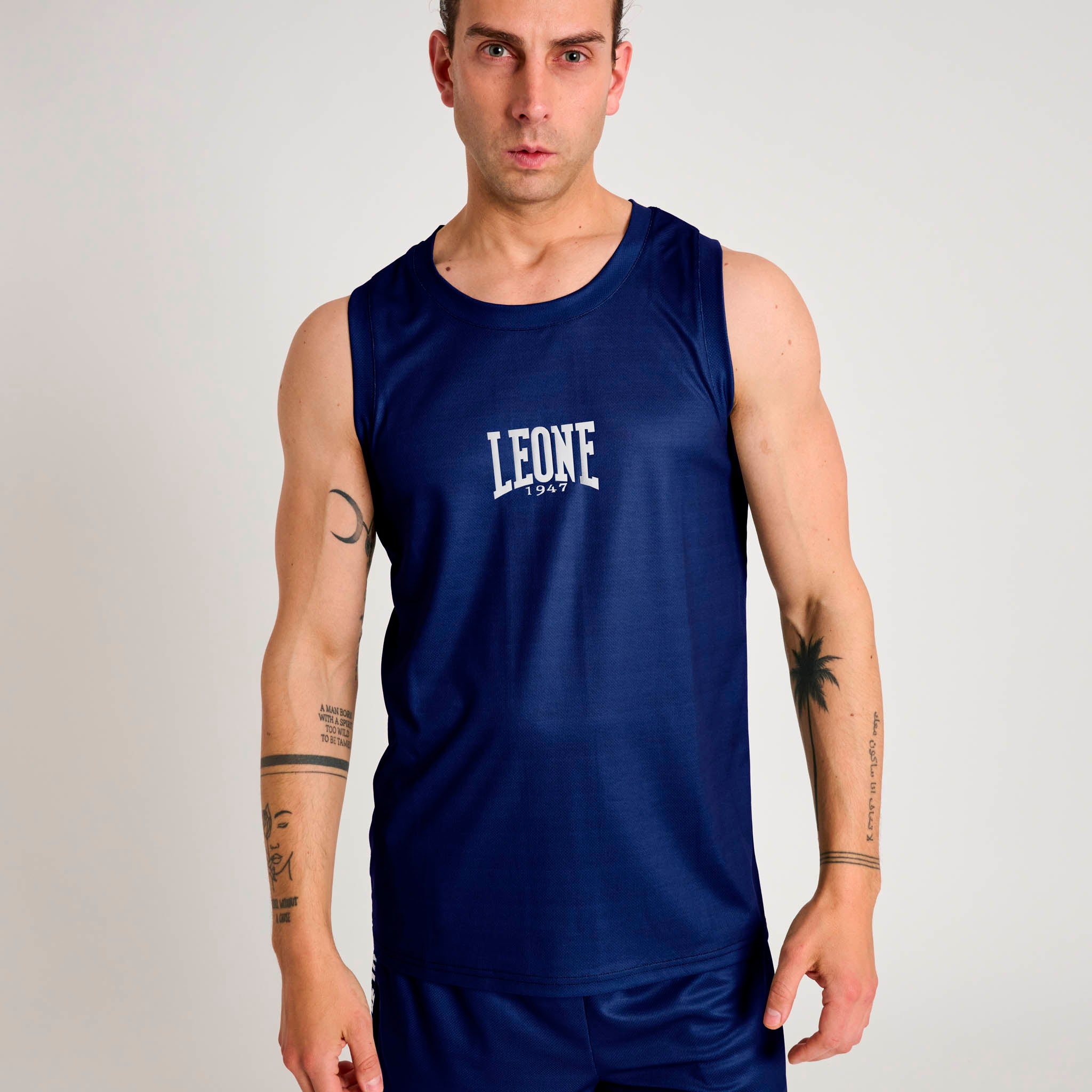 Camiseta Deportiva de Tirantes Leone STRIPE 47