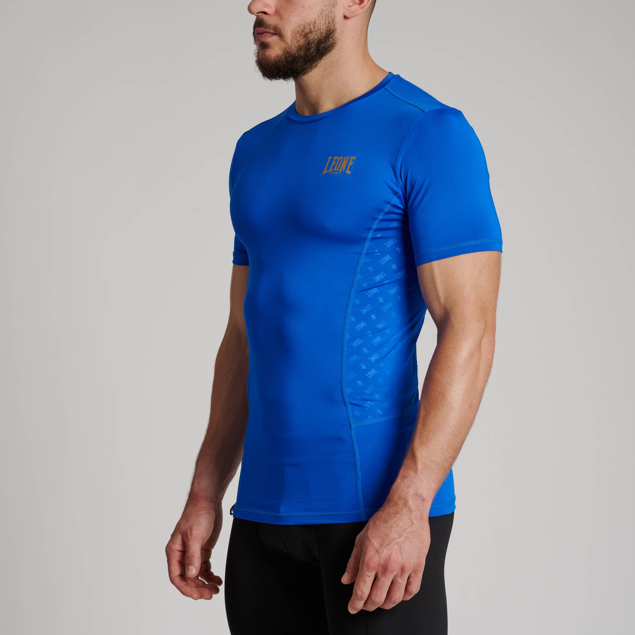 Camiseta Rashguard Leone 1947 DNA Azul