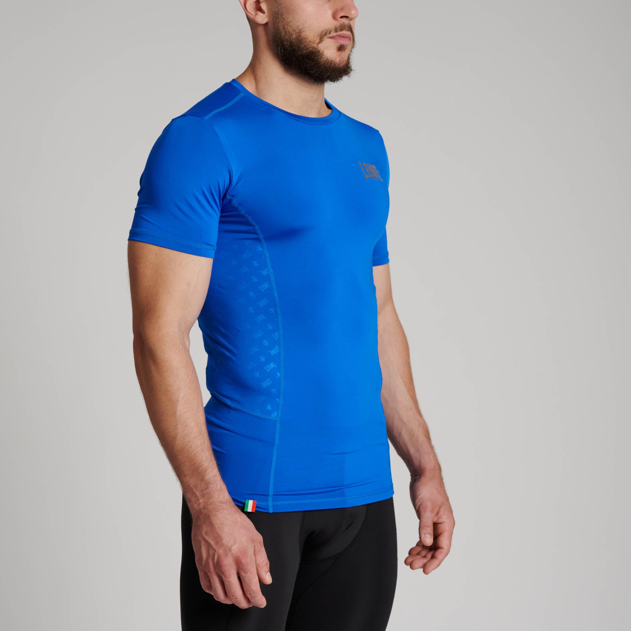 Camiseta Rashguard Leone 1947 DNA Azul