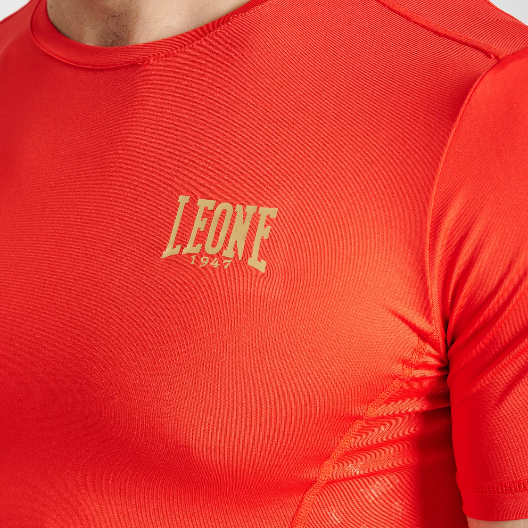 Camiseta Rashguard Leone 1947 DNA Roja