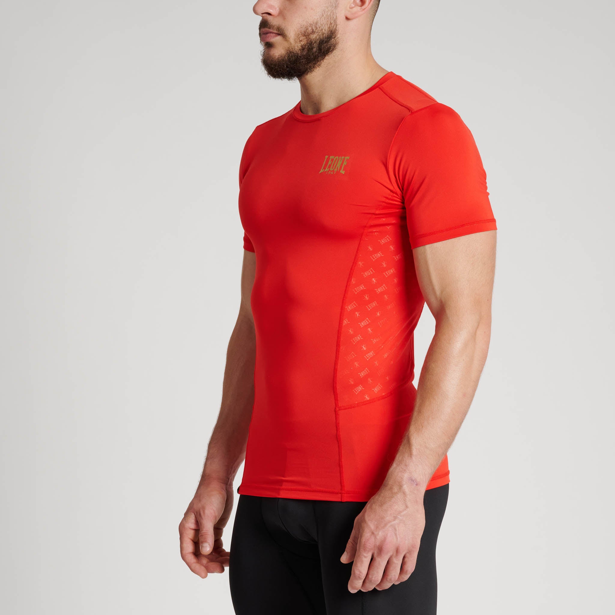 Camiseta Rashguard Leone 1947 DNA Roja
